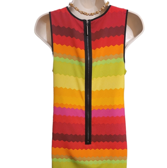 Kensie XS Dress Colorful Sleeveless - Picture 7 of 11